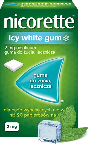 NICORETTE Icy White 2 mg