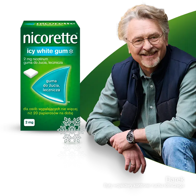 Nicorrete Gumy Icy White Gum 2mg